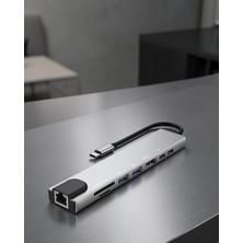 Hcc Trend USB Type-C Hub 8 Portlu Uczzzzmacbookçeviriciiiiiii3