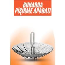 Hcc Trend Buharda Pişirme Aparatı Katlanabilir Sebze Pişirme Haşlama Aparatı