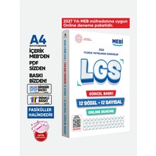 Karakutu Yayınları 2027 LGS 8.Sınıf MEBi ONLİNE 1.2.3.4.5.6.7.8.9.10.11.12.Deneme Türkiye Geneli Paket PDF BASKI ÜCRETİ