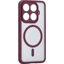 Hcc Trend Xiaomi Mi 15T Pro Loji Magsafe Kapak - Bordo