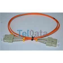 Teldata TLD-SCMM85 Sc-Upc-Sc-Upc mm Dx Om2 1 Metre Fıber Optık Patchcord