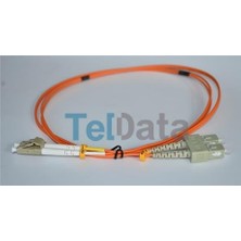 Teldata TLD-SCLCOM21 Sc-Upc-Lc-Upc mm Dx Om2 1 Metre Fıber Optık Patchcord
