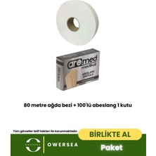 Owersea Birlikte Al 80 Metre Ağda Bezi + 100'LÜ Abeslang 1 Kutu