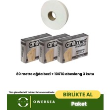 Owersea Birlikte Al 80 Metre Ağda Bezi + 100'LÜ Abeslang 3 Kutu