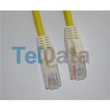 Teldata TLD-030YY Cat6 0.30MT Sarı Utp Patch Kablo