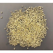 Yiğit Aksesuar 500 Adet Gold Yuvarlak Takı Yapım Ara Aparatı 3 mm Özellikli Malzeme