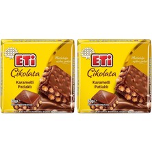 Tr Karamelli Patlaklı Kare Çikolata 57 G 2li Paket