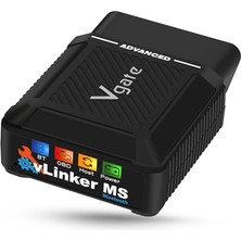 Vionna Vgate Vlinker Ms Bluetooth Obd2 Araç Tarama Cihazı Iphone/ios, Android ve Windows Için, Çoklu Can Protokollerini Destekler (Gmlan, Ms Can, Ch Can, Ls Can)