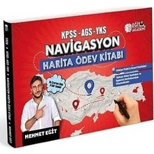 Happy Trend Akademi Kpss Meb-Ags Tyt Ayt Coğrafya Navigasyon Harita Ödev Kitabı - Mehmet Eğit