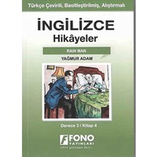 Happy Trend Hikayeler - Yağmur Adam (Derece 3): Türkçe Çevirili, Basitleştirilmiş, Alıştırmalı (Cep Boy)