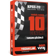 Happy Trend Kpss Son Viraj Serisi Gy-Gk Tamamı Çözümlü 10 Fasikül Deneme