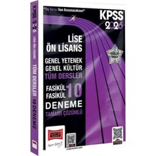 Happy Trend Kpss Gk-Gy Lise Ön Lisans Tüm Dersler Fasikül Fasikül Tamamı Çözümlü 10 Deneme