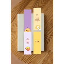 Happy Trend Ördek Temalı Kawaii Kitap Ayracı 4'lü Set