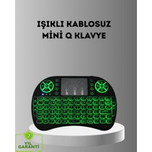 Dolapmix LED Işıklı Q Klavye – Touchpad, Numerik Tuş Takımı ve Multimedya Kısayolları