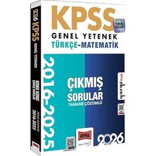 2026 Kpss Genel Yetenek Türkçe Matematik 2016-2026 Konu Konu Tamamı Çözümlü Çıkmış Sorular