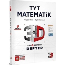 Happy Trend Kuzucu Yayınları 3D Yayınları Tyt Matematik Video Destekli Defter 2024-2025