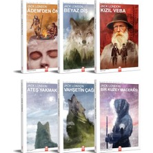 London Klasik Romanlar Seti, 6 Kitap - Beyaz Diş, Kızıl Veba, Adem'den Önce, Ateş Yakmak, Vahşetin Çağı, Bir Kuzey Macerası
