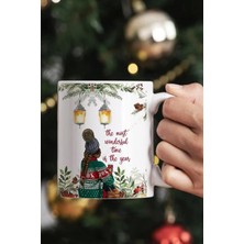 Happy Trend Most Wonderful Time - Yeni Yıl - Yılbaşı - Christmas - Hediye - Mug - Sonbahar - Autumn