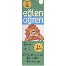 Happy Trend Öğren 5-6 Yaş (1. Bölüm): Zeka Geliştirici 150 SORU-150 Cevap