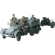 1/35 Krupp Towing Truck W/37MM Pak Plastik Askeri Araç Maket Kiti