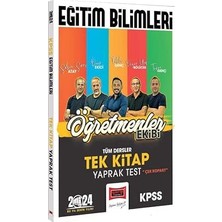 Yayınevi Yargı Yayınları 2024 Kpss Eğitim Bilimleri Öğretmenler Ekibi Tek Kitap Tüm Dersler Yaprak Test