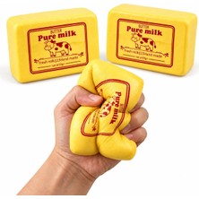 Happy Trend Tereyağı Squishy Oyuncak, Slow Rising Yavaş Şekil Alan Yumuşak ve Esnek Stres Oyuncağı, Gerçekçi Tasarım, Çocuklar ve Yetişkinler Için Eğlenceli Hediye