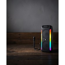 Dolapmix Taşınabilir Bluetooth Hoparlör Rgb Işık Eflktli UCZZZPG4261-3