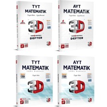 Yayınları 2024 Tyt Ayt Matematik Video Destekli Defter + Soru Seti 4 Kitap