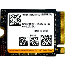 Samsung BM9C1 SMZ9MX1T0HCLD-00BD1 1tb M.2 2230 Pcıe GEN4X4 Nvme SSD