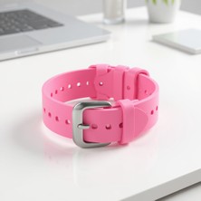 Ummeslem Apple Watch 38MM Krd-92 Silikon Için Uyumlu Kordon Kayış