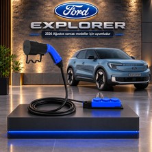Bemis Ford - V2L (Vehicle To Load) Elektrikli Araç Uyumlu 3'lü Priz Uzatma Adaptörü – 3 Metre