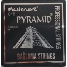 Şanal Pyramid Bağlama Teli - Kısa Sap 0,18 Saz Teli - Tezene Hediyeli