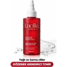 Lucille Gözenek Sıkılaştırıcı Vegan Yüz Toniği AHA BHA 200 ml