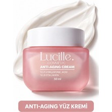Lucille Canlandırıcı Yüz Bakım Kremi Kolajen & Hyaluronic Acid Vegan 50 ml