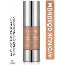 Flormar Double Radiance SPF10  Aydınlatıcı Makyaj Bazı - 001 Champange
