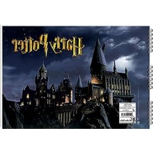 Şanal 25X35 cm 15 Yapraklı Spiralli Resim Defteri, Harry Potter Temalı