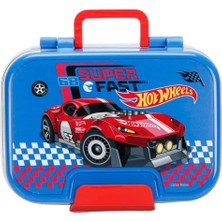Şanal Bento 1030ML Lunchbox Hotwheels Lisanslı Tek Katlı 2 Bölmeli Paslanmaz Çelik Sefer Tası Yemek Kutu