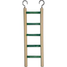 Şanal Eastland 702105 Zımparalı Kuş Merdiveni Oyuncak, Yeşil-Kahverengi, 24 x 6.45 cm