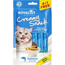 Şanal Creamy Snack Somonlu Kedi Ödülü Hairball Control 75 GR(5X15G)