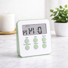 Şanal Dijital Öğrenci Kronometresi, 24 Saat Geri Sayım, Alarmlı ve LCD Ekranlı