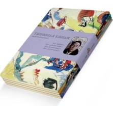 Şanal 4'lü Defter Seti, Çizgisiz 64 Sayfa, 10.5X14 cm Boyutunda