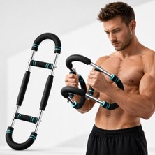 Şanal Ayarlanabilir Kol ve Göğüs Egzersiz Aleti, U Şekilli Kol Gücü Antrenörü, Üst Vücut Kas Geliştirme Fitness Ekipmanı, Evde Spor ve Antrenman Aleti, LBCE100