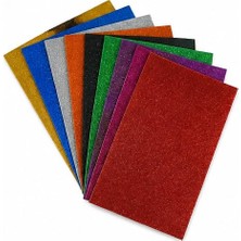 Şanal Monarty Simli Eva Yapışkanlı 10 Renk 10 Adet 20X30 cm