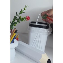Şanal Mini Masaüstü Çöp Kutusu, Pratik Makyaj Atık Kutusu