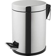 Şanal 3 Litre Paslanmaz Çöp Kovası, Modern Tasarım, Dayanıklı Malzeme