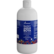 Şanal Beyaz Basic Akrilik Boya 500GR