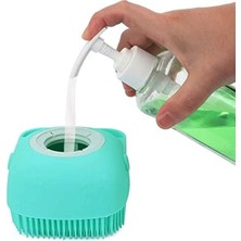 Şanal 80ML Banyo Kesesi, Masaj Fonksiyonlu Silikon Lif ile Tüm Ciltler Için