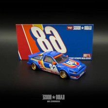 Şanal Çizgili Mavi Model Araba - Kaido Racing V1