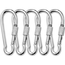 Şanal Metal Vidalı Karabina, 6 mm Kalınlığında 5 Adet Set