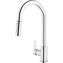 Şanal Krom Kaplama Pull-Down Eviye Bataryası